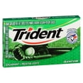 thumbnail image 3 of Trident Spearmint Flavour Sugar Free Gum, 14 Piece Pack, 3 of 7
