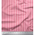 thumbnail image 1 of Soimoi Rayon Fabric Striped Stripe Printed Fabric 1 Yard 56 Inch Wide, 1 of 3
