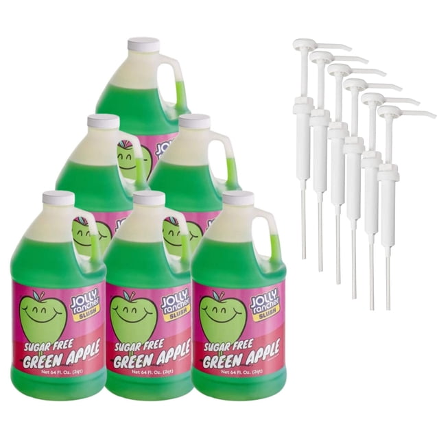 Jolly Rancher Sirop de Slush Pomme Verte 5:1 Concentré pour Services Alimentaires en Vrac - 64 oz