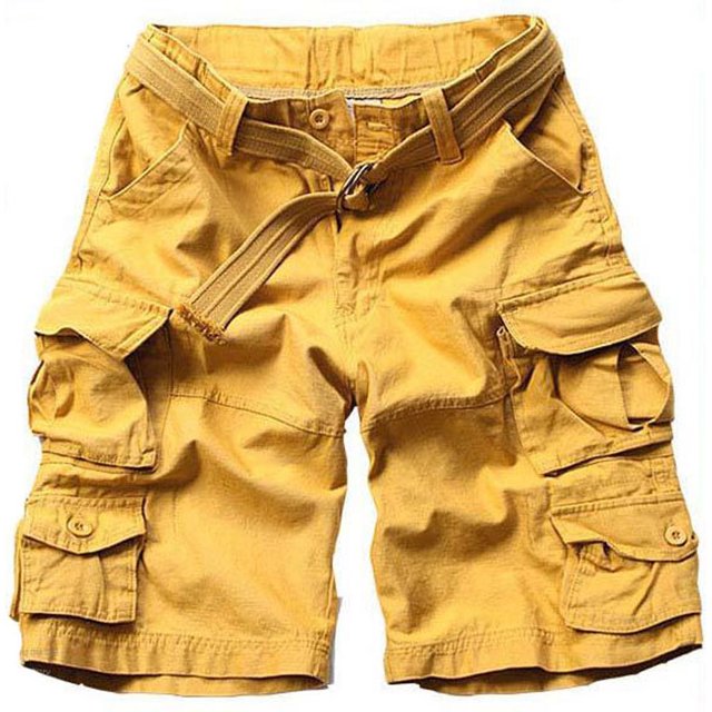 OmicGot SHORTS CARGO pour Hommes d'Été Chauds de Haute Qualité à Multiples Poches