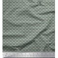 thumbnail image 1 of Soimoi Polyester Crepe Fabric Leaves Small Decor Fabric Printed Yard 52 Inch Wide, 1 of 3