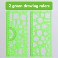 thumbnail image 1 of Feltree 1. Règle Géométrique. Dessin Polyvalent 3. Ensemble de Rapporteur Multifonction 4. Trousse de Mesure pour Élève du Primaire 5. Outil de Règle Transformable, 1 of 8