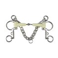 thumbnail image 1 of Jacks 212511P-4-1-2 4.5 in. Apple Pelham Bit with Stainless Steel Rings, 1 of 1