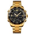 thumbnail image 3 of XZNGL Digital Watch Mens Multi-Time Chronograph Digital Analog Stainless Steel Sports Wrist Watch, 3 of 6