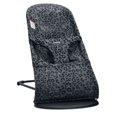 thumbnail image 1 of BabyBjorn Transat Bliss, Cadre Noir, Maille, Anthracite/Leopard, 1 of 7