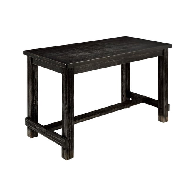 Bowery Hill Table de Comptoir en Noir Antique