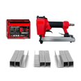 thumbnail image 3 of Air Nail Gun Furniture Pneumatic Nailer Construction Stapler Upholstery Tacker Tools With Staples, 3 of 7