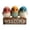 A, variant on Outdoor Welcome Sign Wooden Hanging Decor with Joyful Animals and Newsbird Motif 12 in x 8 in