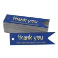 thumbnail image 1 of Inkdotpot Real Gold Foil Thank You For Celebrating With Me Birthday Tags Favor Hang Paper Tags 50 Pieces, 1 of 6