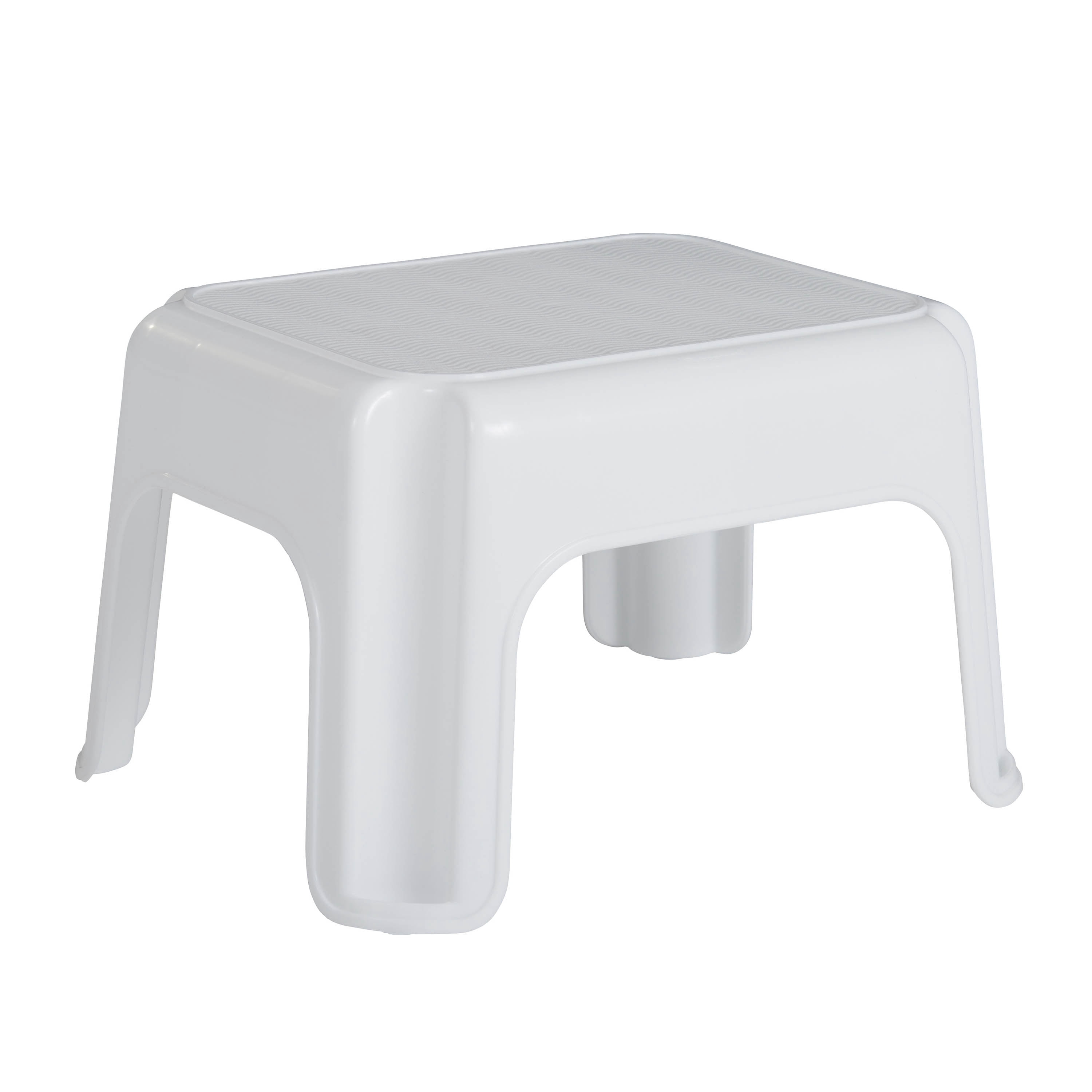 Rubbermaid Plastic Step Stool, Small, White