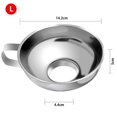 thumbnail image 3 of Stainless Steel Wide Mouth Canning Funnel with Handle, Durable Kitchen Tools for Jam, Sugar, Flour, Rice, 3 of 8