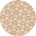 thumbnail image 1 of Ahgly Company Machine Washable Indoor Round Transitional Peru Brown Area Rugs, 7' Round, 1 of 7