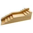 thumbnail image 2 of HILABEE Wooden Fingerboard Ramp Gift for Enthusiasts Ornament Fingerboard Skate Park Style B, 2 of 7