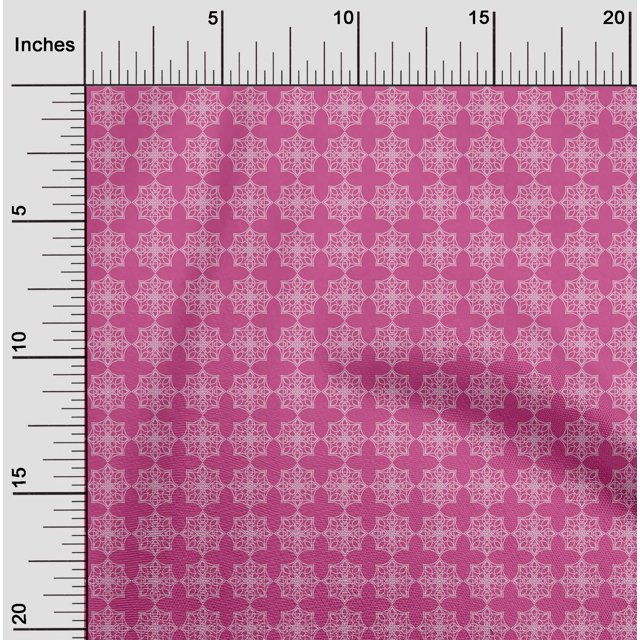 oneOone Polyester Lycra Fabric Mandala Geometric Print Fabric BTY 56 Inch Wide