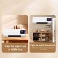 thumbnail image 4 of Smart Wall Heater for Bedroom with Remote Control, 1500W Fast Heating Space Heater, Wall Mount Indoor Unit with Towel Dry Function, Digital Temperature Display, 4 of 9