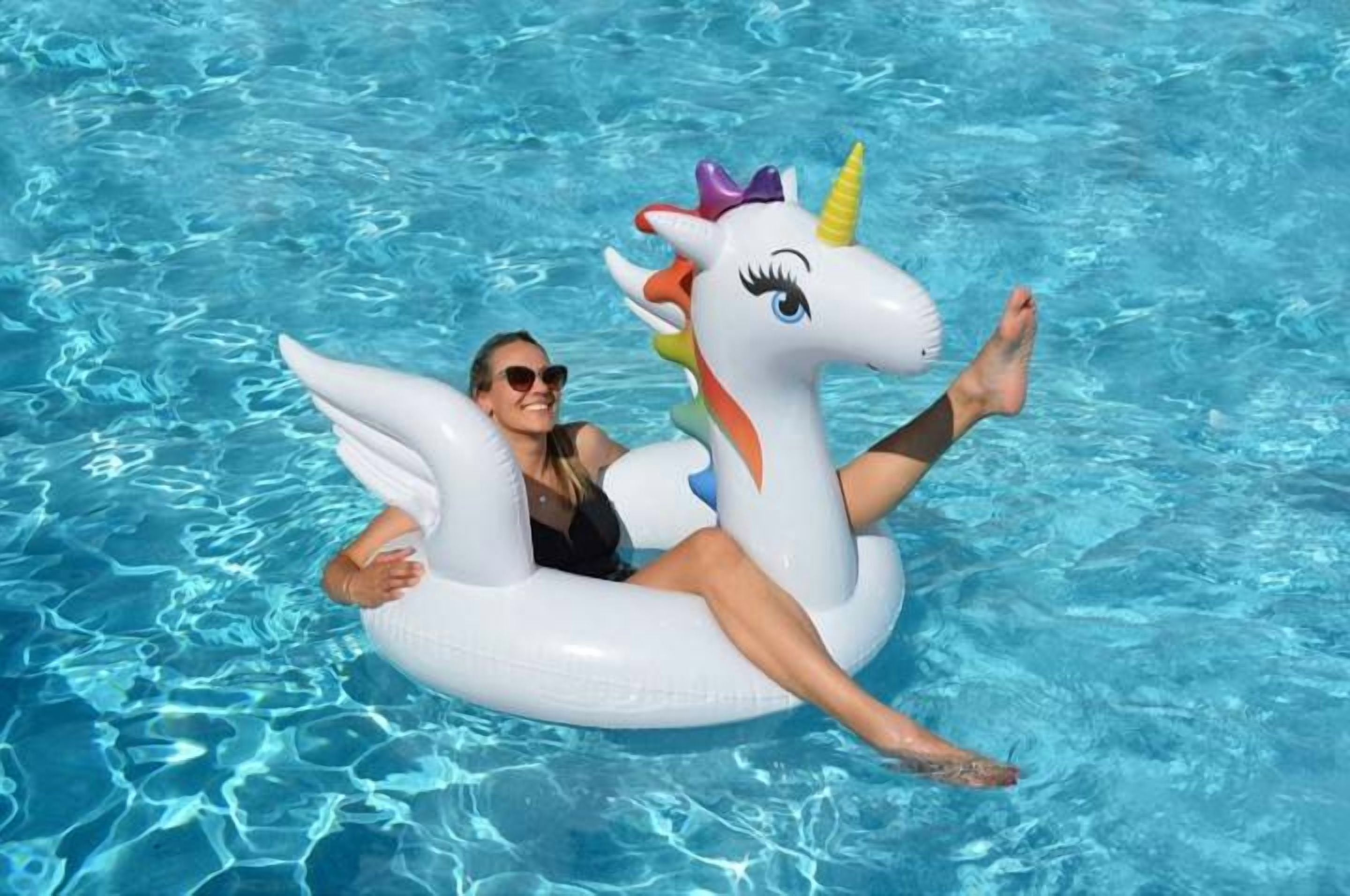 Bluescape flotteur de piscine licorne géant pour 12 ans et plus