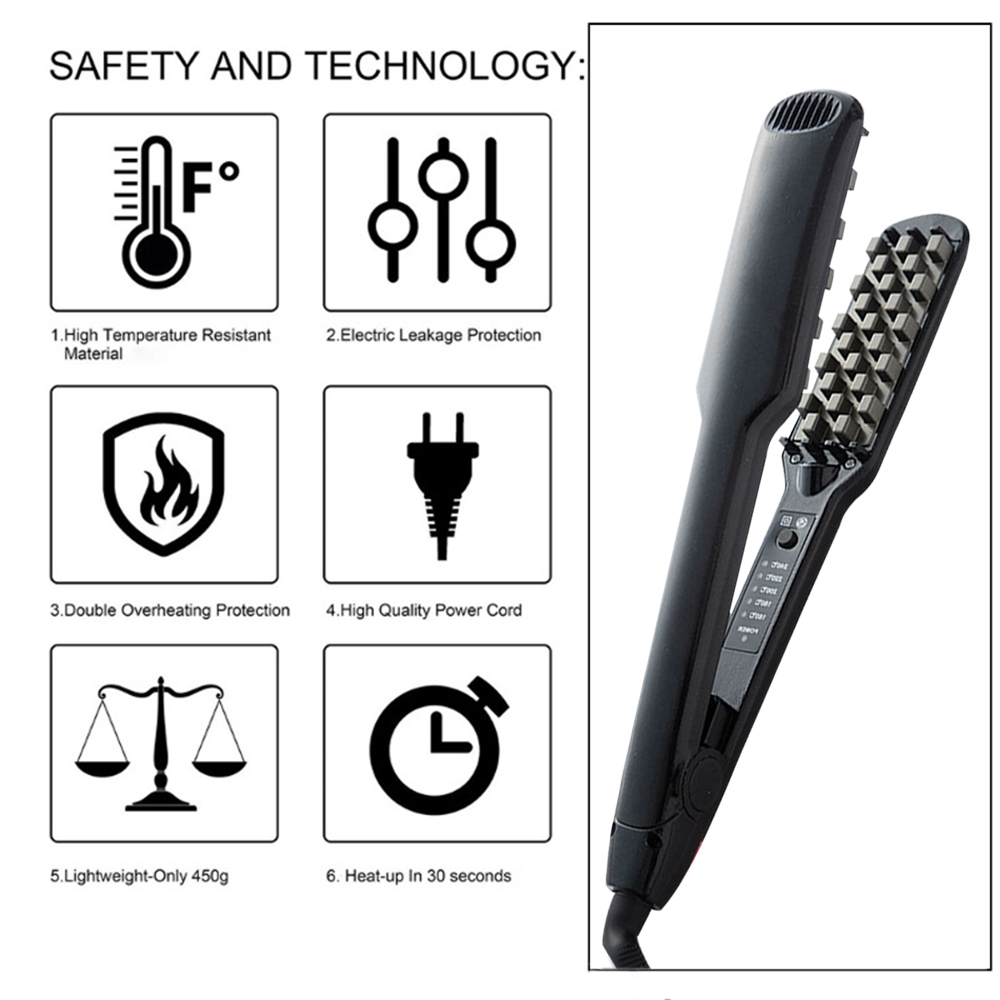 Professional Volumizing Hair Iron | Increase Hair Volume, Ceramic
