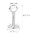 thumbnail image 2 of 1pc Hanging Rod Wardrobe Rail Holder Wardrobe Tube Support Nracket Clothes Hanging Rod Holder - 25MM, 2 of 6