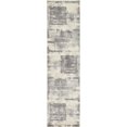 thumbnail image 1 of Unique Loom Tapis Classique de la Collection Tradition Tonal Casual Design, Runner 2' 7 x 10' 0, Gris/ivoire, 1 of 2