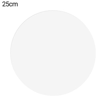 Lubelski Practical Round Edge Cake Disk Non-stick Transparent Acrylic Cake Base Board for Cakes Serving