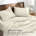 thumbnail image 4 of Bare Home TENCEL™ Sheet Set - Lyocell derived from Eucalyptus - Queen, Natural, 4 of 7