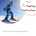 thumbnail image 3 of stanreset 1 Paire de Housses Ajustables pour Patins de Hockey sur Glace et Artistiques, Anti-Rayures, Imperméables, en Plastique, Protection Portable pour Patins, Équipement de Sport, Bleu, 3 of 6