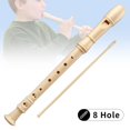 thumbnail image 2 of lionlar 6/8 Holes Baroque Recorder Soprano Recorder Flute Woodwind Instrument for School 8 Hole, 2 of 9