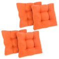 thumbnail image 1 of Coussin de Chaise de Salle à Manger Capitonné en Microsuède Carré de 19 Po (Ensemble de Quatre), 1 of 2