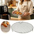 thumbnail image 1 of ZZHZGZon Sale Eaf Gourmet Air Fryer Rack – Universal Non Stick Stainless Steel Rack for Even Crisping Sturdy Trim Design Compatible with Air Fryers And, 1 of 7