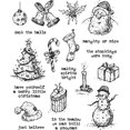 thumbnail image 1 of Tim Holtz Cling Stamps 7"X8.5"-Tattered Christmas, 1 of 1