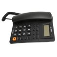 thumbnail image 3 of Corded Landline Telephone, Last Number  Corded Phone Caller ID Display Dual Interface Multifunction  For Office White,Black, 3 of 8