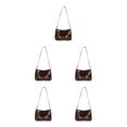 thumbnail image 2 of maskred Sac sous-Bras pour Femmes à la Mode et Polyvalent pour Tous les Jours Large Marron 5Set, 2 of 6