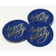 thumbnail image 3 of Inkdotpot 50 - Pack Happy Holiday Favor Paper Tag Craft Real Gold Foil Hang Tag, 3 of 6