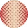 thumbnail image 1 of Ahgly Tapis Rond Lavable en Machine Intérieur Transitionnel Blond Doré Or, 3 Pieds Rond, 1 of 7