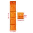thumbnail image 2 of Orange Mini Travel Jewelry Bag Portable Compartment Storage Bag For Rings Earrings Necklaces Small Pouch For Organizing Jewelry On The Go Orange, 2 of 7