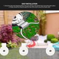 thumbnail image 3 of 100pcs Shade Cloth Plastic Clips, Shade Fabric Clips Round Fixing Clips Sunshade Net Fixing Clip Fixer Hang Clip Tools for Greenhouse Outdoor Garden Anti Bird Net, 3 of 7
