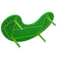 thumbnail image 3 of 35''W x 65''L Half-Moon Green Plastic Height Adjustable Activity Table, 3 of 9