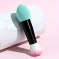 thumbnail image 1 of LNGOOR Dual-Ended Latex Makeup Brush - Fragrance-Free Nylon Bristles For All Skin Types | Versatile Face & Eye Blending Tool With Abs Handle, 1 of 7