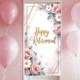 thumbnail image 5 of Floral Decoration Happy Retirement Banner Flower Theme Decorative Design for Retirement Party Event Celebration Indoor Decoration, 5 of 5