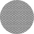 thumbnail image 1 of Ahgly Company Tapis Rond Lavable en Machine Intérieur Transitionnel Gris Loup Gris, 5 Pieds Rond, 1 of 7