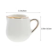 thumbnail image 3 of Household Creamer Dispenser Multi-function Milk Pitcher Ceramic Cream Pitcher with Spoon, 3 of 9