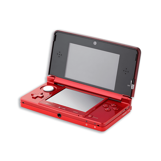 Nintendo 3DS Game Console with RetroFam 32GB SD Card, Metallic Red