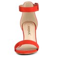 thumbnail image 3 of BLISSFUL STEP Women's Chunky High Heel Ankle Strap Sandals, 3 of 7
