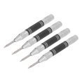 thumbnail image 3 of Automatic Centre Punches, Easy Operation 4Pcs Center Punch Tool  For Maintenance Black White, 3 of 8