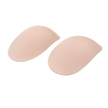2 Pair Women Underwear Shoulder Pads Adhesive Shoulder Enhancer Shoulder Pads Anti-Slip Shoulder Pads Accessories (Khaki)