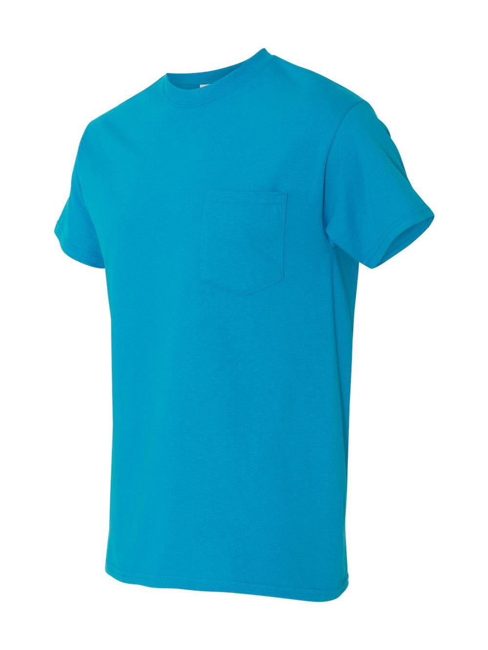 Gildan - Heavy Cotton Pocket T-Shirt - 5300 - Sapphire - Size: S