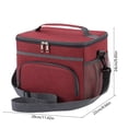 thumbnail image 3 of Kyursd Organisateurs d'Été et Rangement Offre Spéciale! Grand Sac à Lunch Isolé 15L Boîte à Lunch Réutilisable pour Bureau Pique-Nique Randonnée Plage Sac Isotherme Étanche avec Bandoulière Réglable, 3 of 6