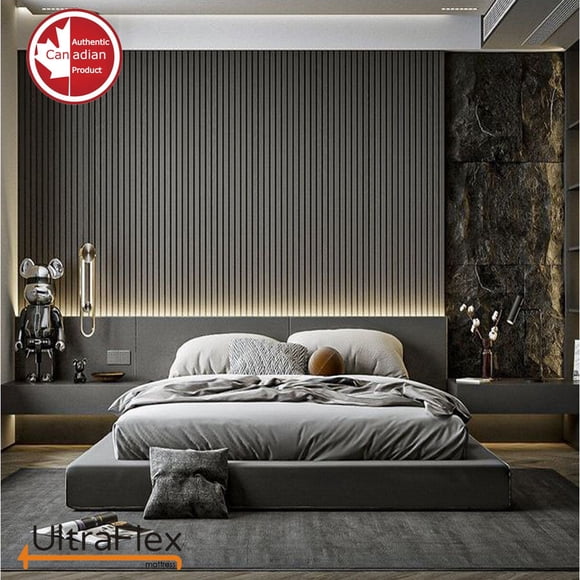 UltraFlex REVIVE- Hybrid 12” Breathable Pillowtop, Spinal Support HDcoils, CertiPUR-US® Certified Foam Encasement, Pressure Relieving Coils, Eco-Friendly Mattress (Made in Canada)