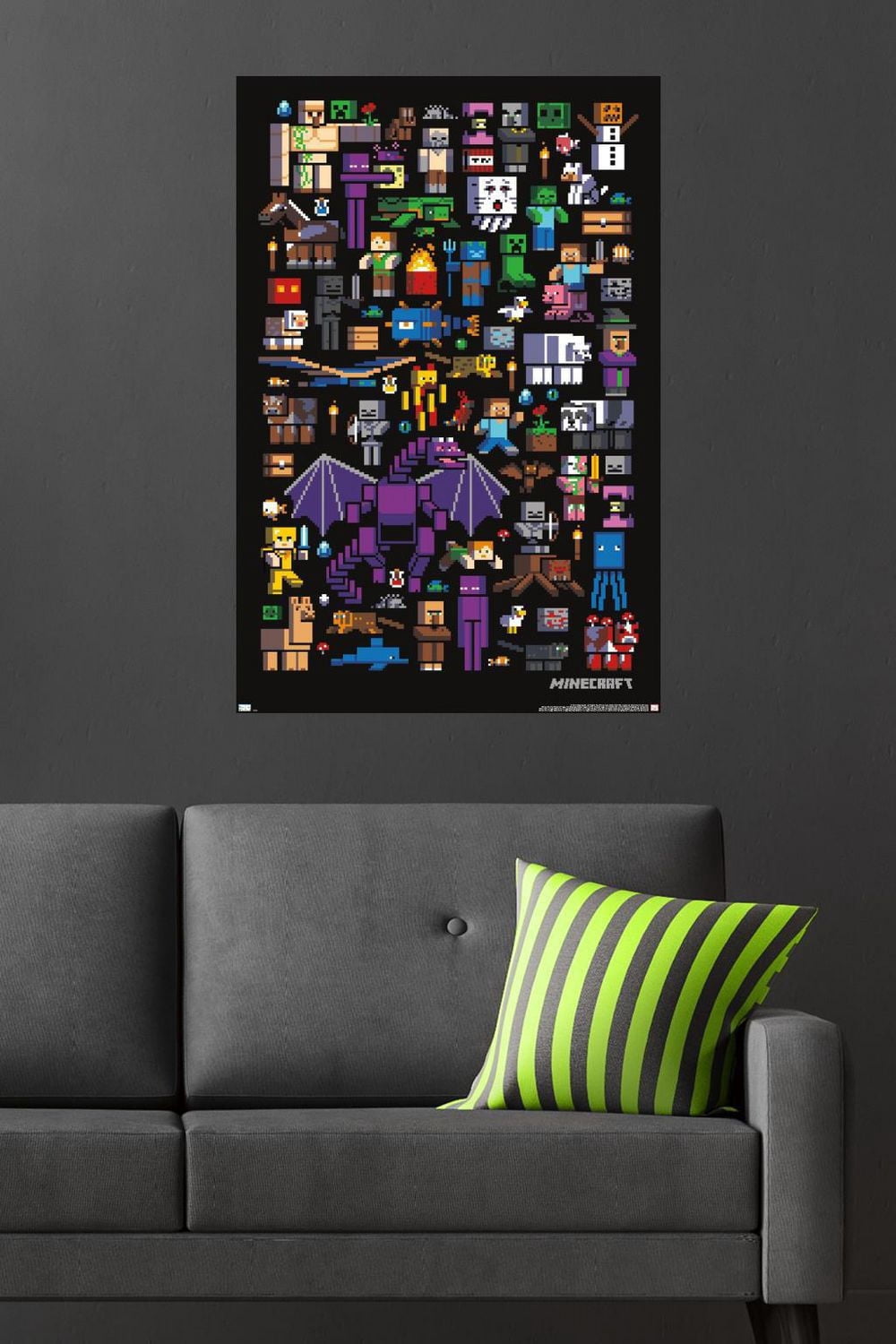 Minecraft - Mobbery Wall Poster