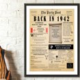thumbnail image 2 of 82nd Birthday Party Decor Poster 82 Years Ago Back In 1942, 2 of 5